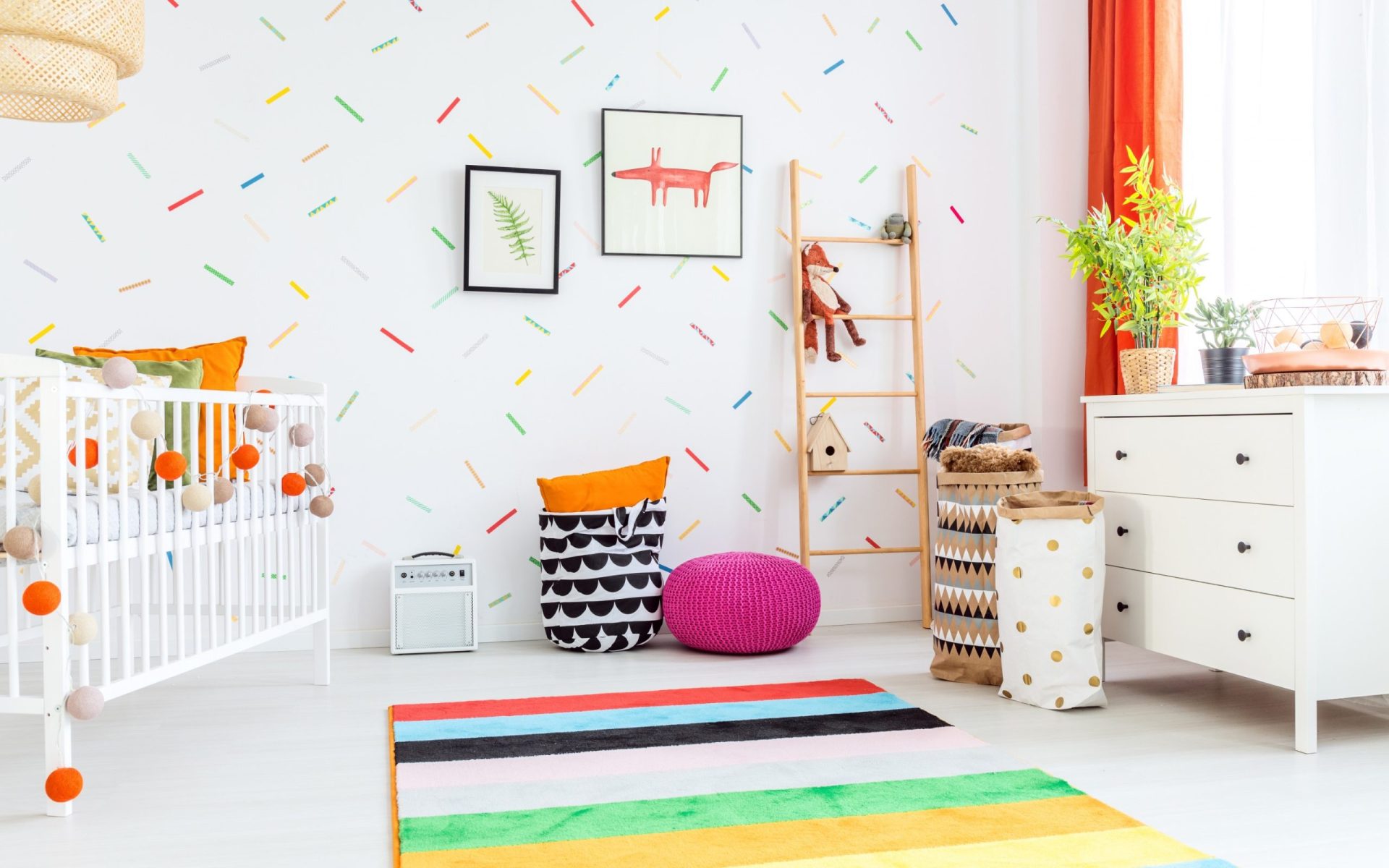 اتاق خواب کودک- کاغذ دیواری