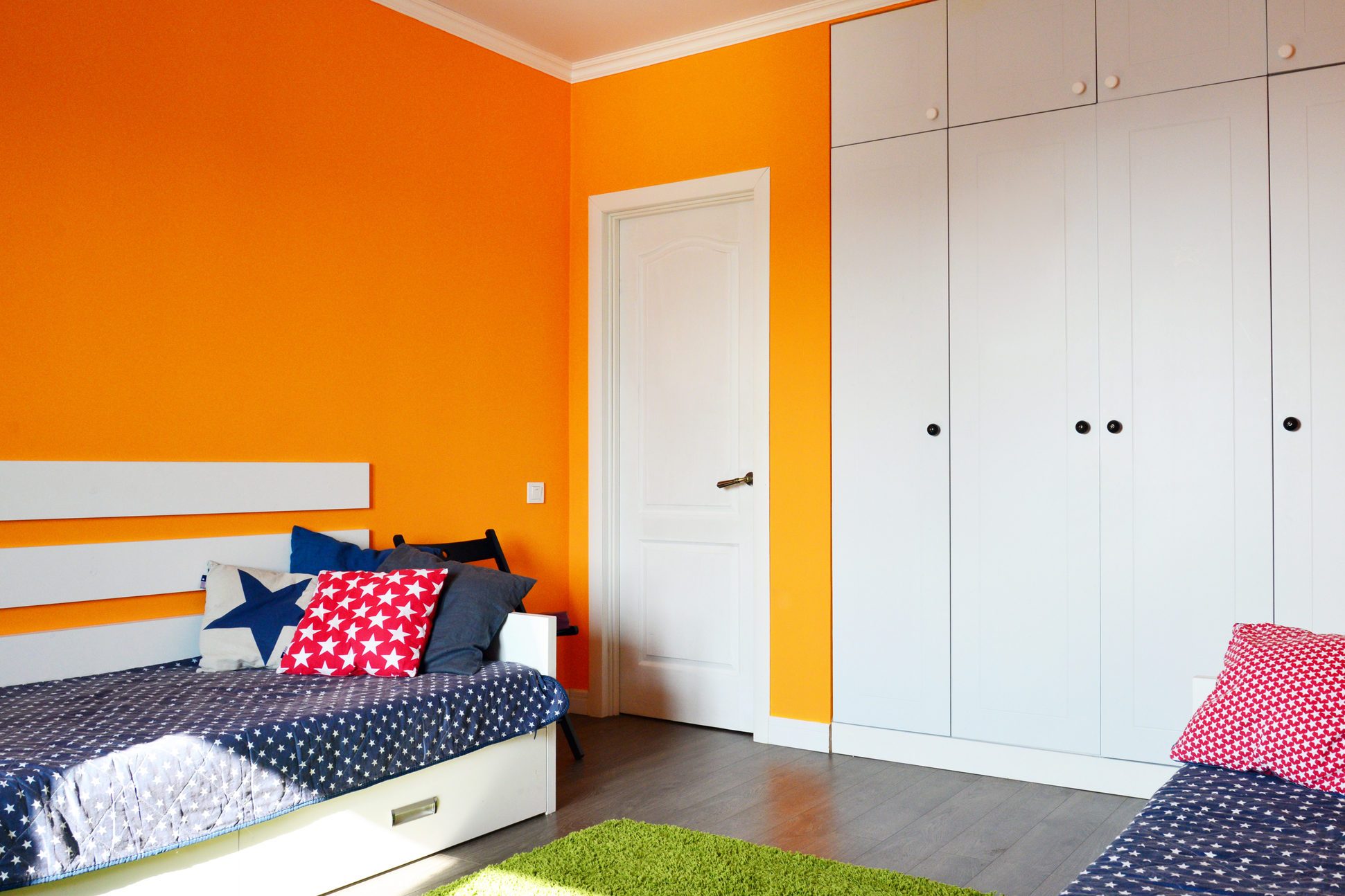 رنگ اتاق خواب- نارنجی