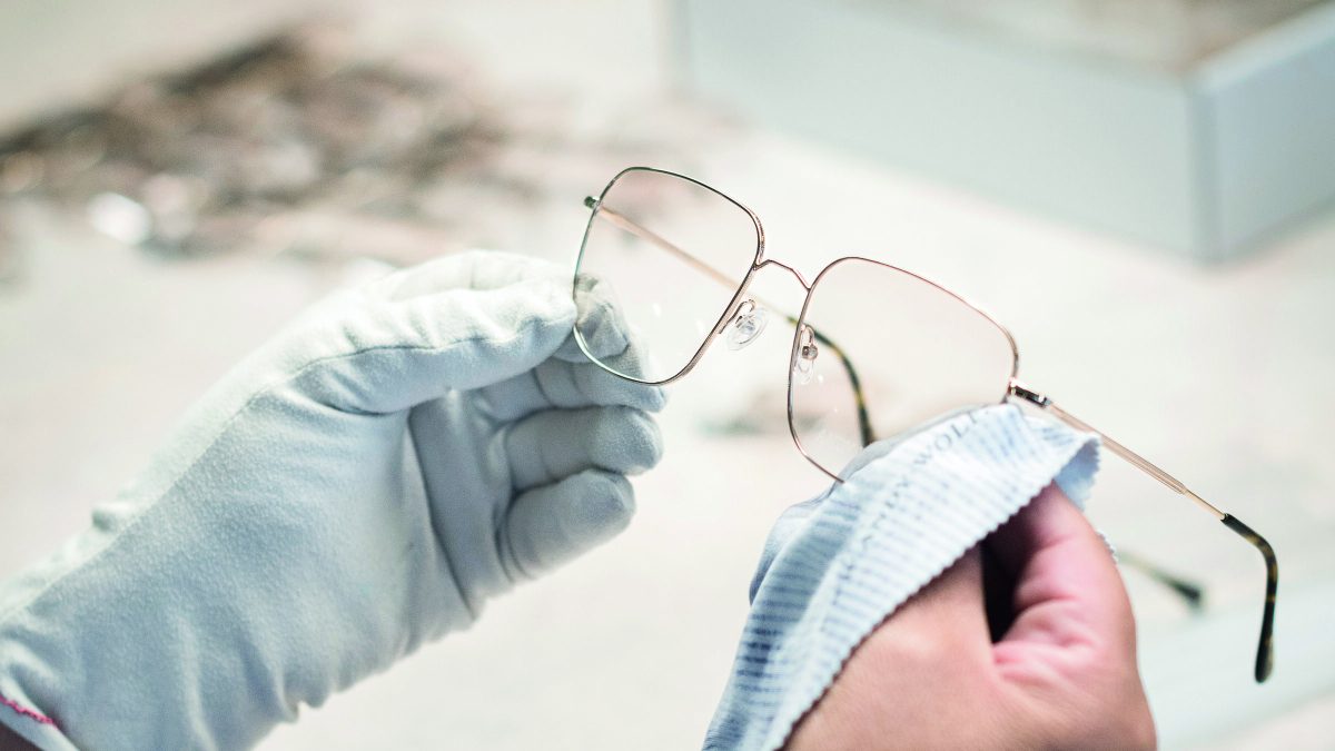 تمیز کردن عینک-پارچه میکروفیبر برای تمیز کردن عینک
