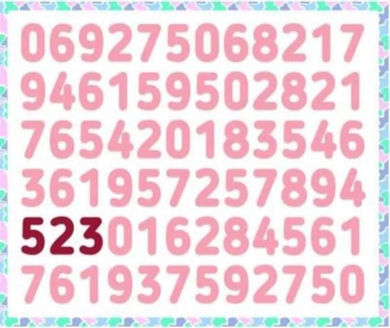 تست هوش عدد 523-جواب تست هوش عدد 523