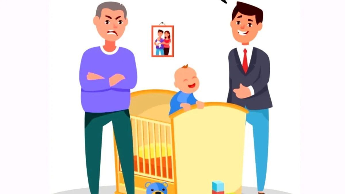 سوال هوش پدر نوزاد-سوال هوش پدر نوزاد در تصویر کیست؟ چرا؟