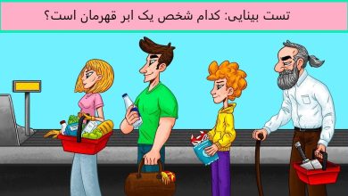 تست بینایی ابر قهرمان