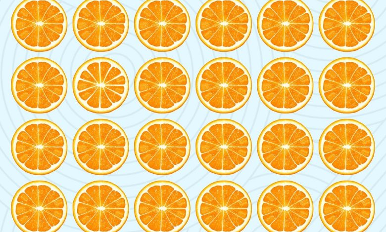 تست بینایی پرتقال تنها