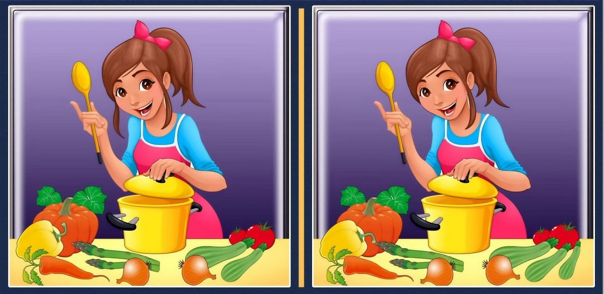 تست تفاوت تصویری سرآشپز جذاب-1
