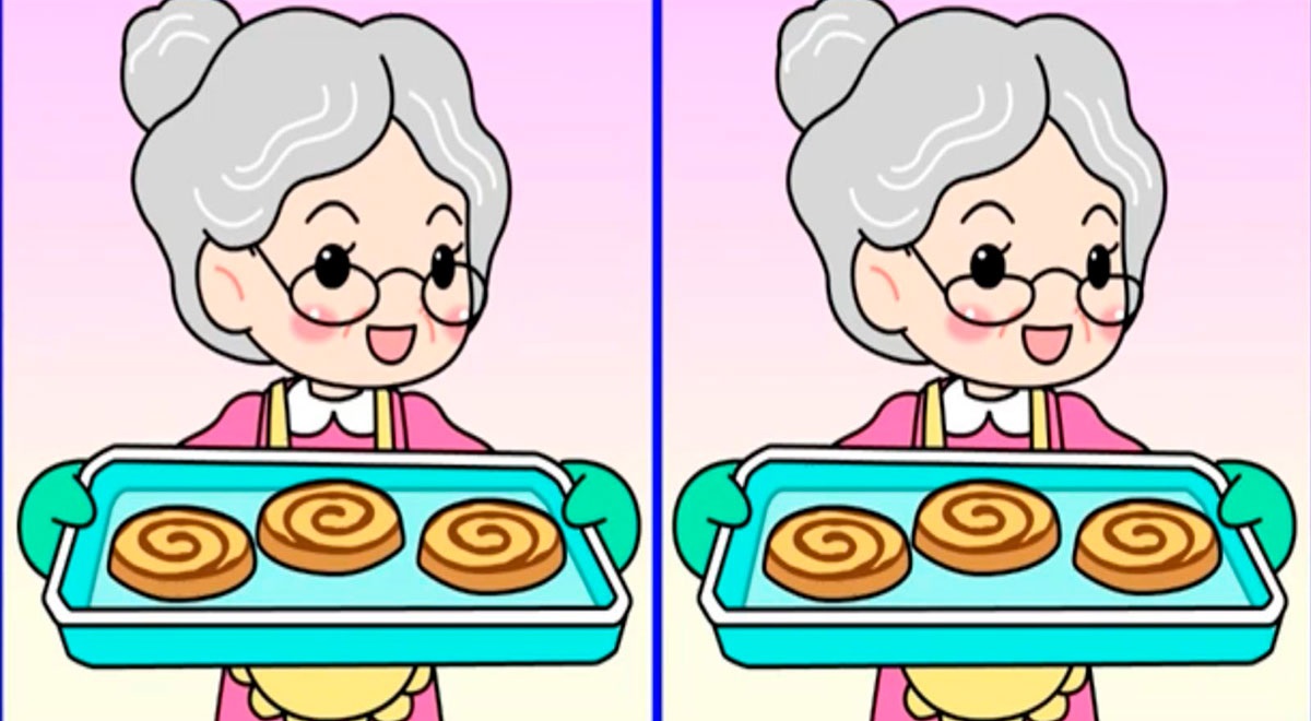 تست تفاوت تصویری مادربزرگ شیرینی پز-1