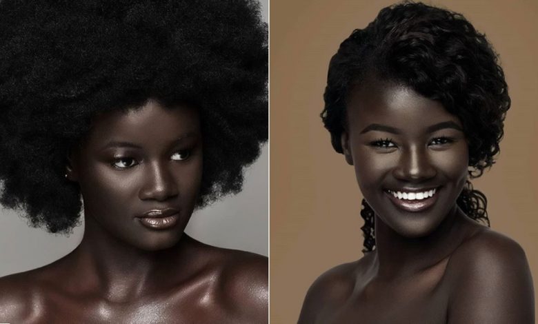 زن سیاهپوست زیبا