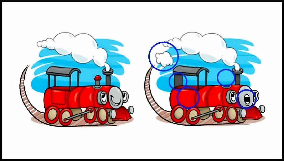 5 تفاوت تصویری قطار خاطره ها-2