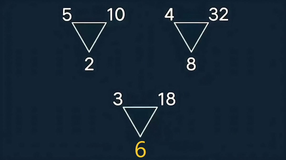 آزمون هوش ریاضی مثلثها 2