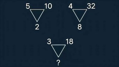 آزمون هوش ریاضی مثلثها