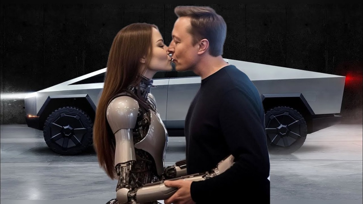 عشق ایلان ماسک به ربات انسان نما عکس1