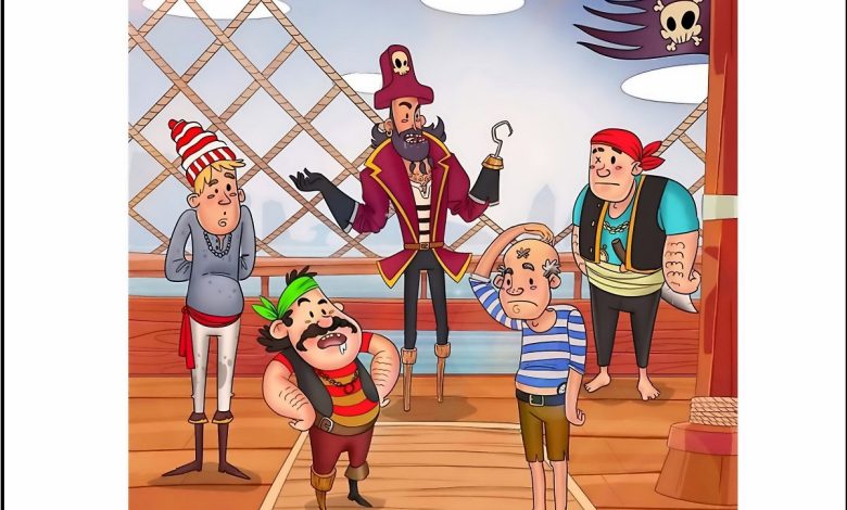 پیدا کردن اشیا گم شده دزدان دریایی