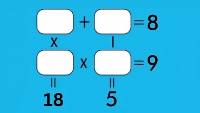 آزمون هوش ریاضی جمع اعداد افقی و عمودی