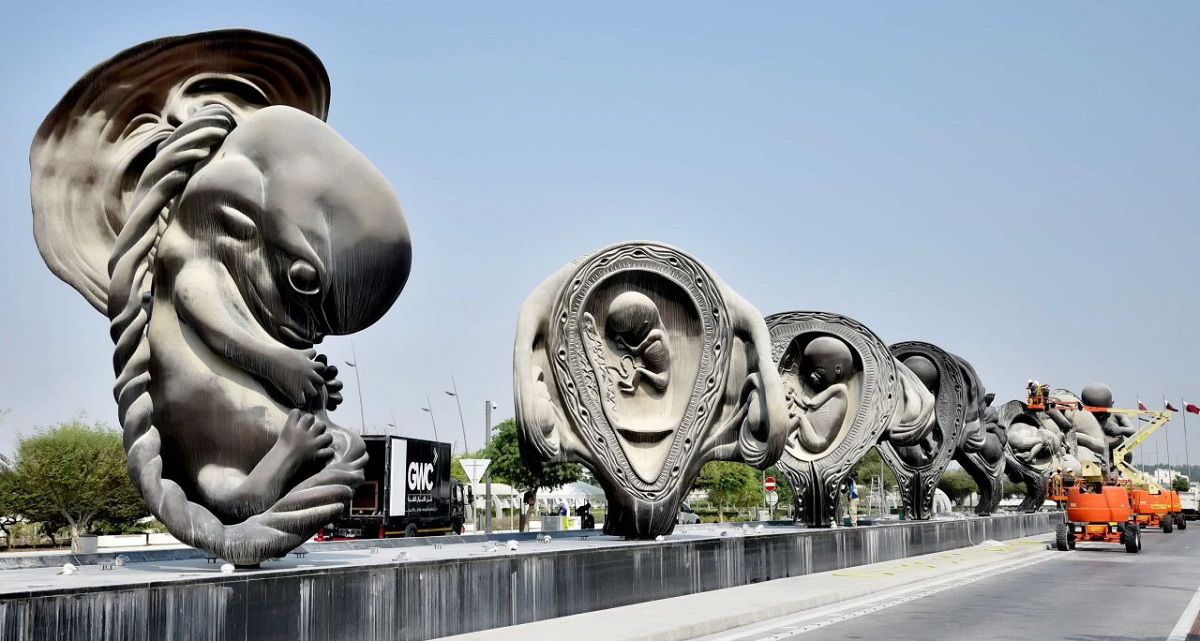 مجسمه های جنین2