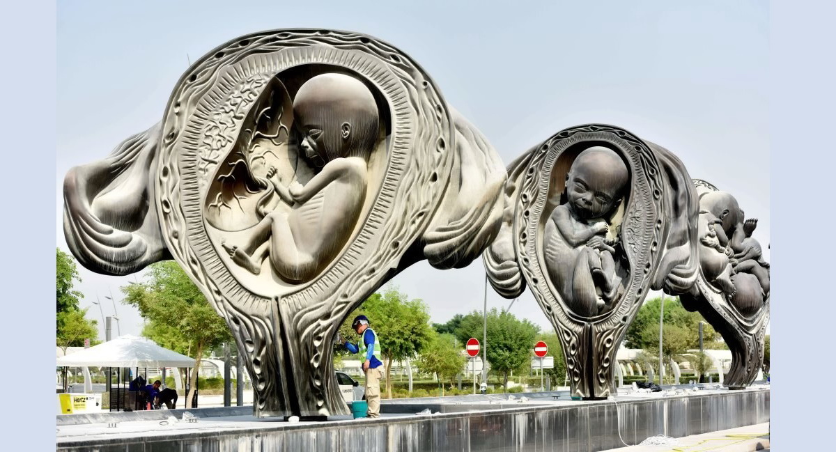 مجسمه های جنین3