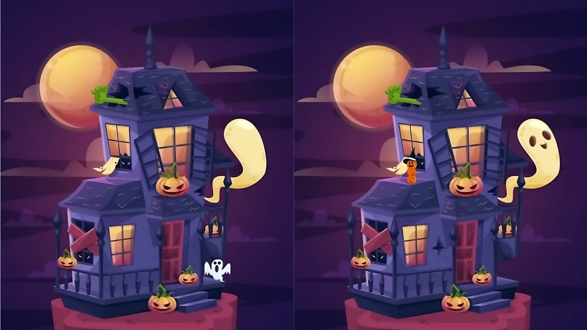 تفاوت تصویری شب هالووین 1