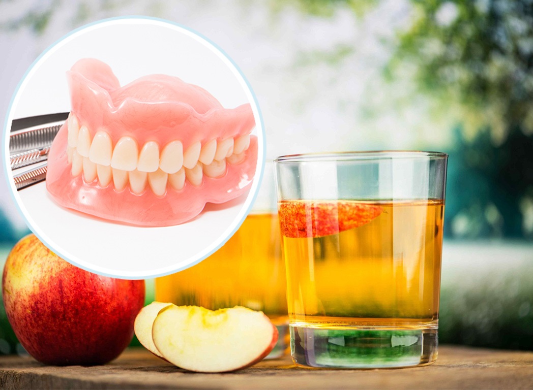 از بین بردن لک دندان1- سرکه سیب