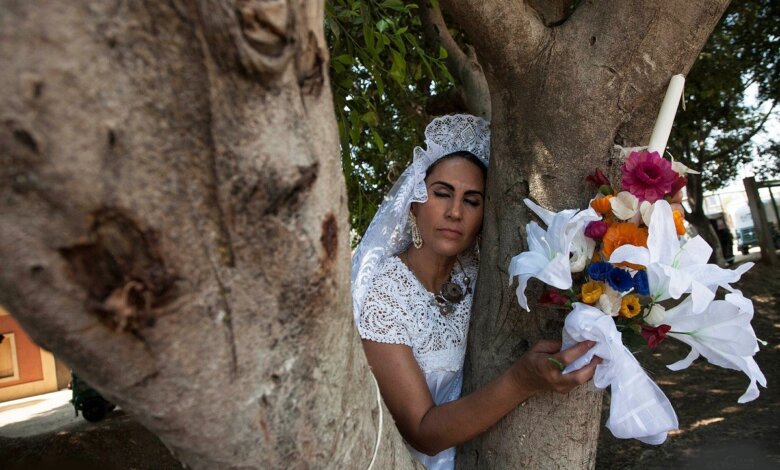 ازدواج زنان با درخت