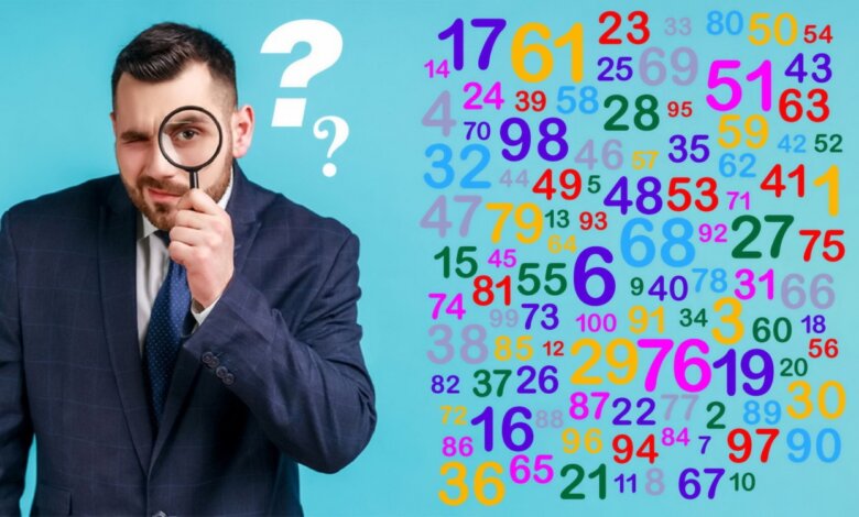 تست بینایی با پیدا کردن عدد گمشده در دنباله اعداد