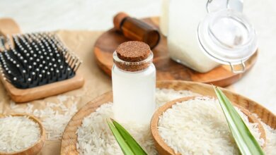 آب برنج برای رشد مو