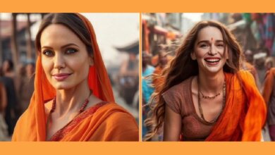 بازیگران زن هالیوود با لباس هندی