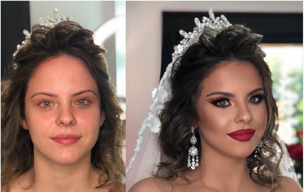 قبل و بعد عروس های خارجی5