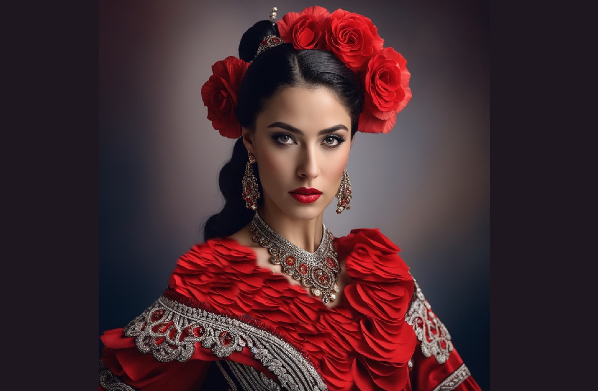زن زیبای اسپانیایی