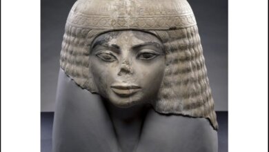 شباهت عجیب مجسمه مصری با مایکل جکسون 1