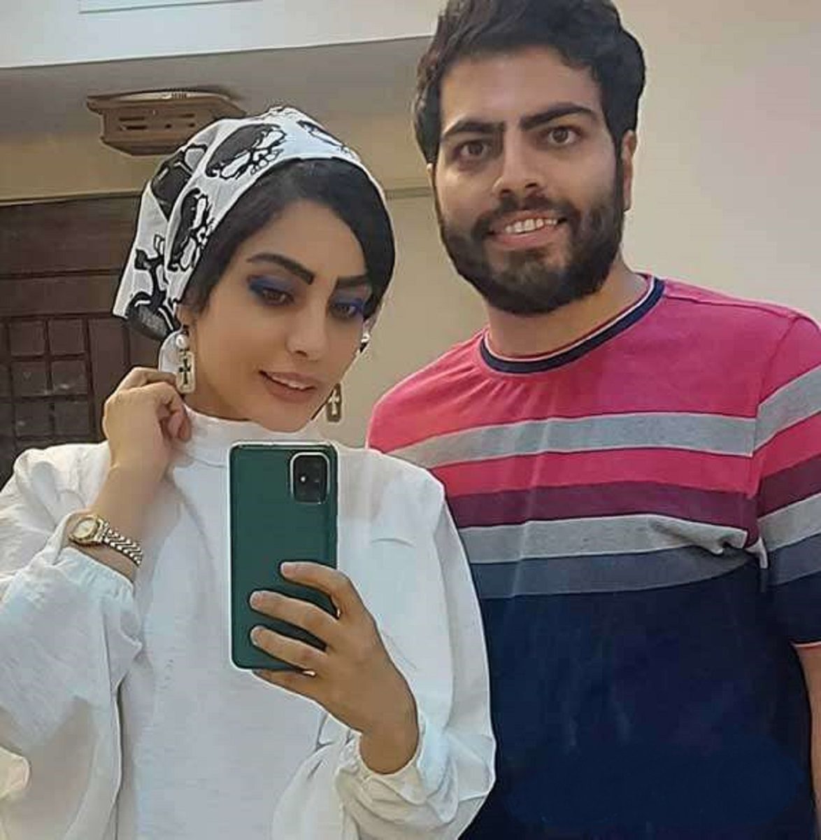 صحرا اسدالهی و برادرش میلاد