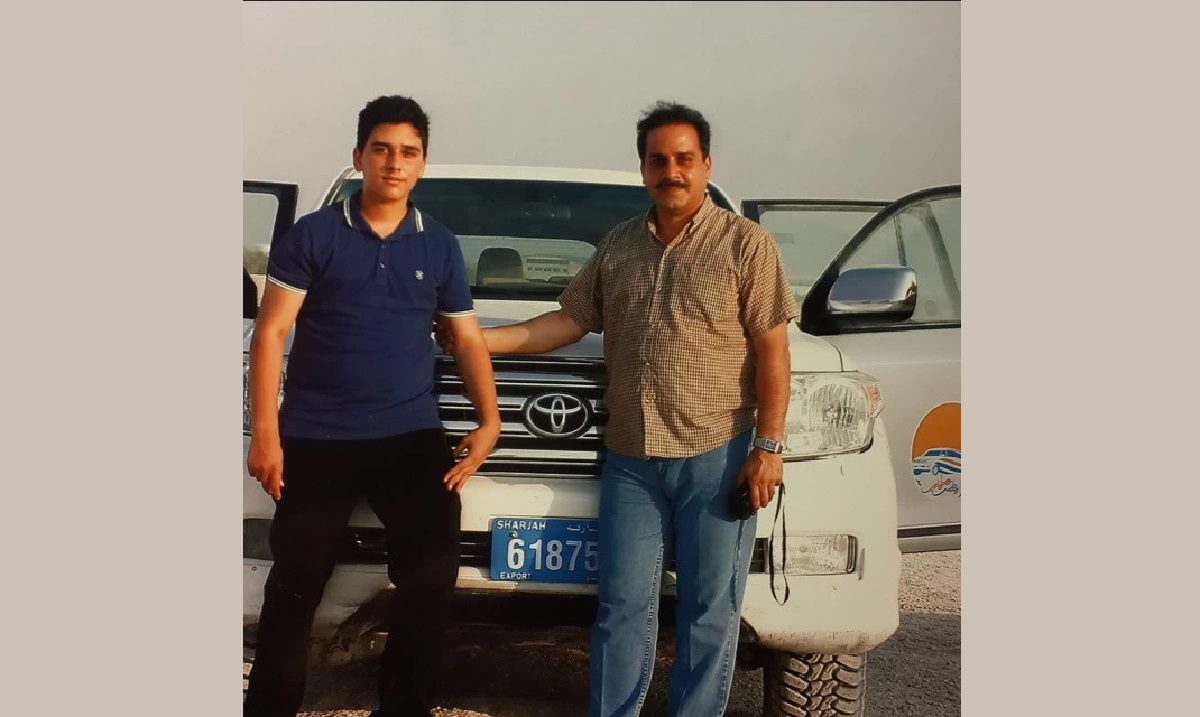 محمد نظری مجری و پسرش