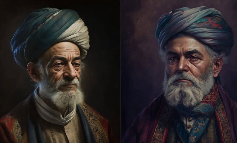 بازسازی چهره واقعی شاعران ایرانی