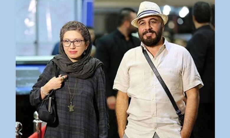 رضا عطاران و همسرش