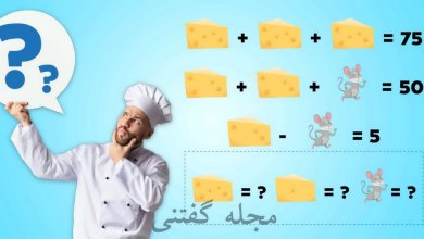 معمای ریاضی ارزش پنیر و موش