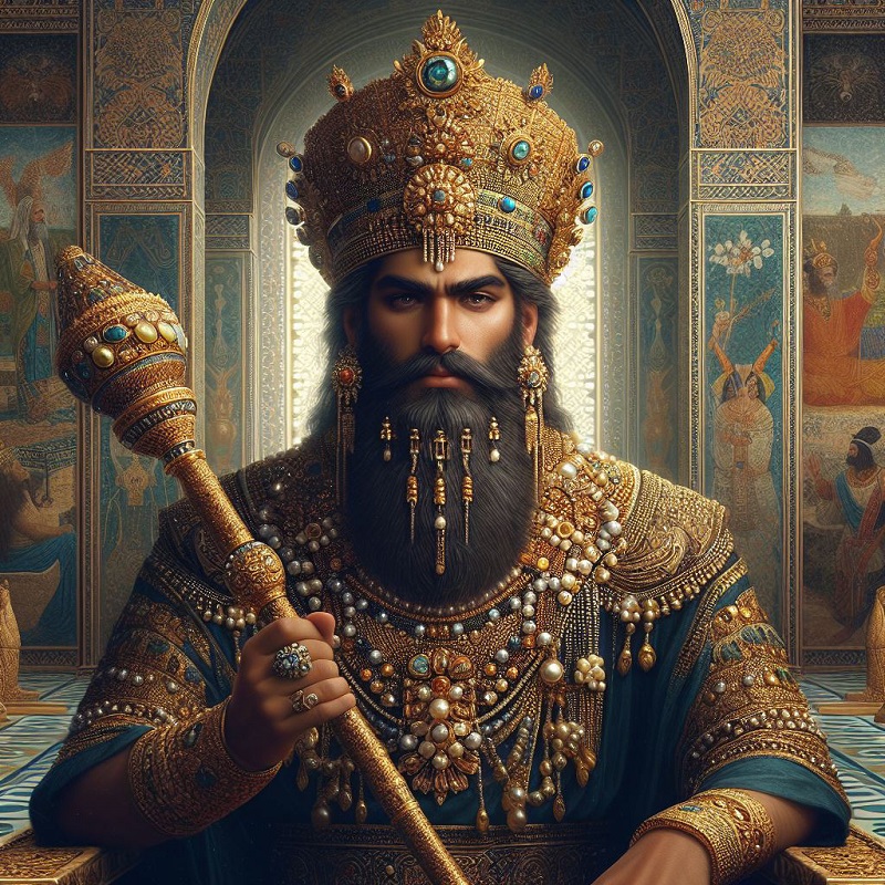 هوش مصنوعی و تصاویر سرداران ایرانی - سردار تمدن ایلام