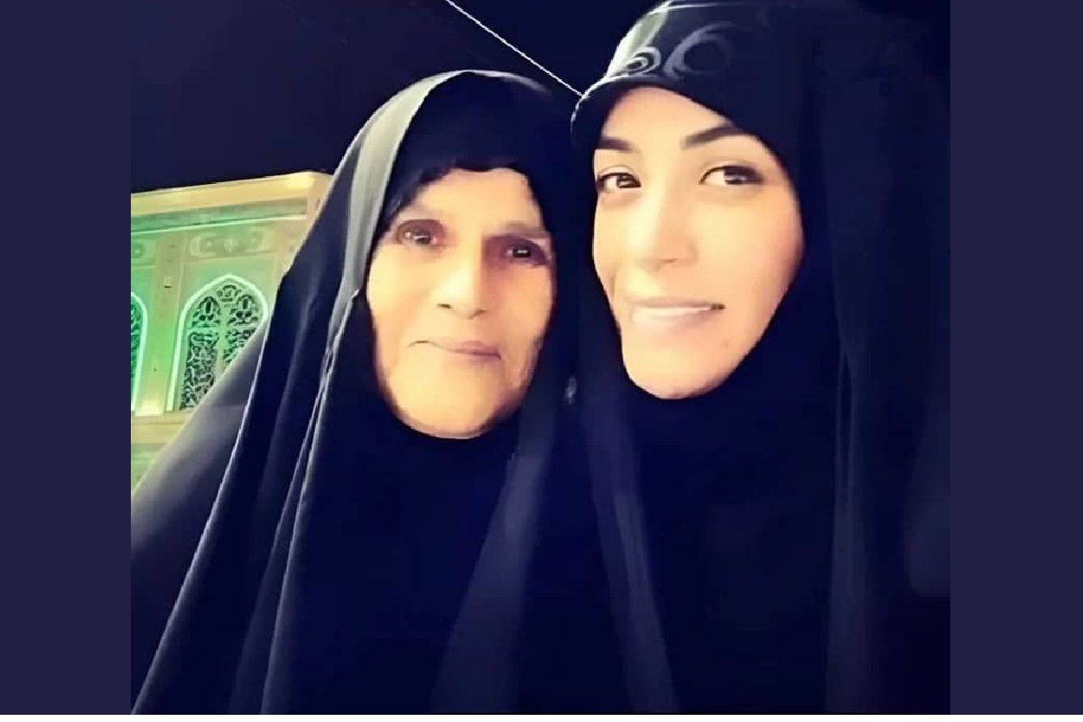 الهام چرخنده و مادرشوهرش
