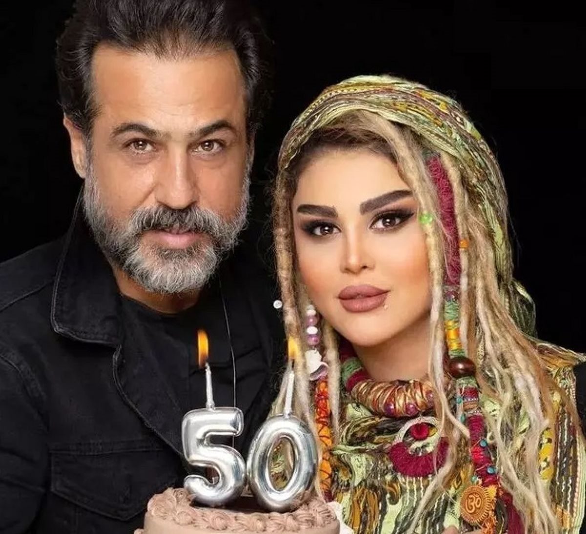 رامین راستاد و همسرش