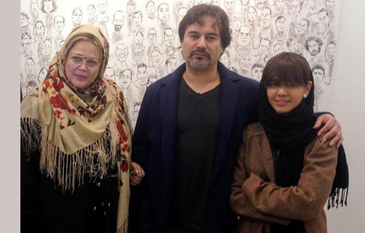پیمان قاسمخانی و دخترش