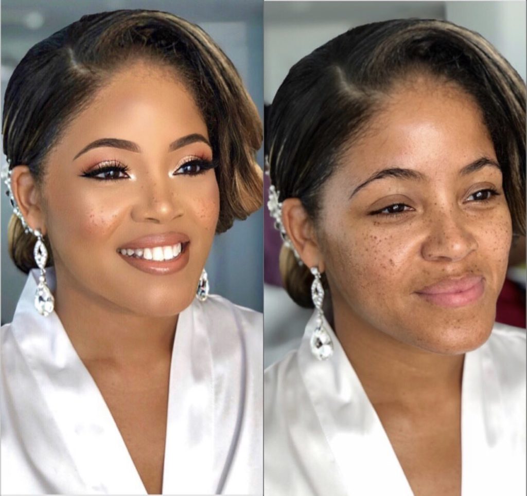 زنان سیاه پوست قبل و بعد آرایش 4