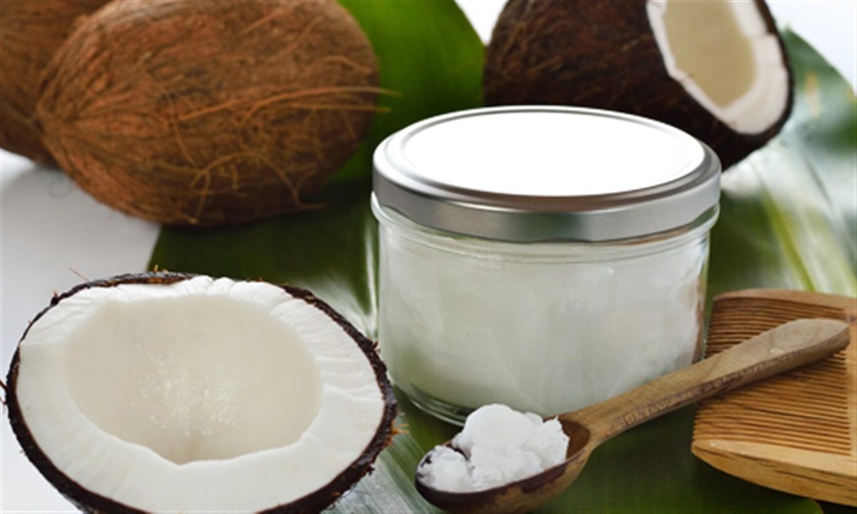 جوش شیرین با روغن نارگیل