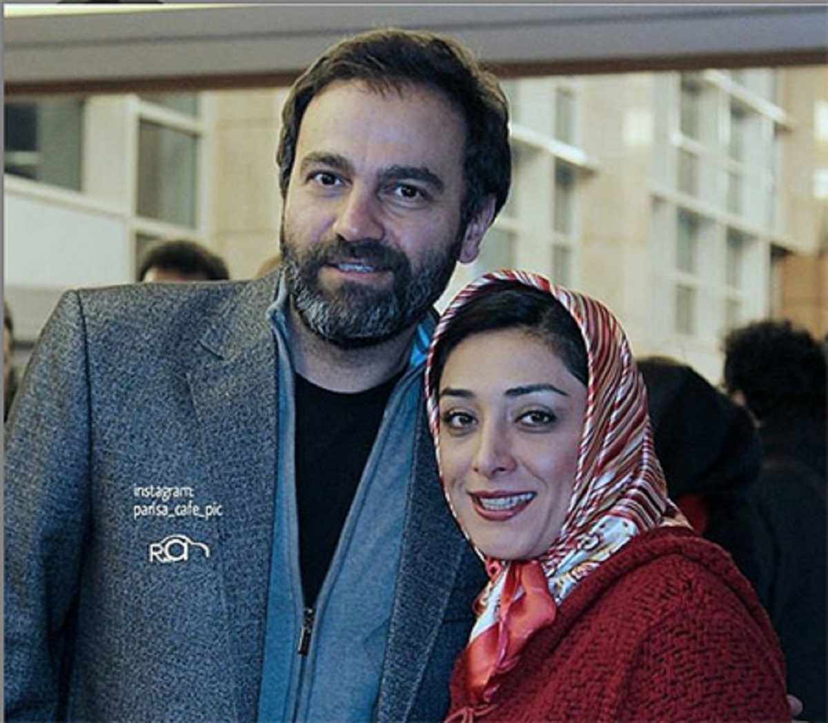آرش مجیدی و همسرش1