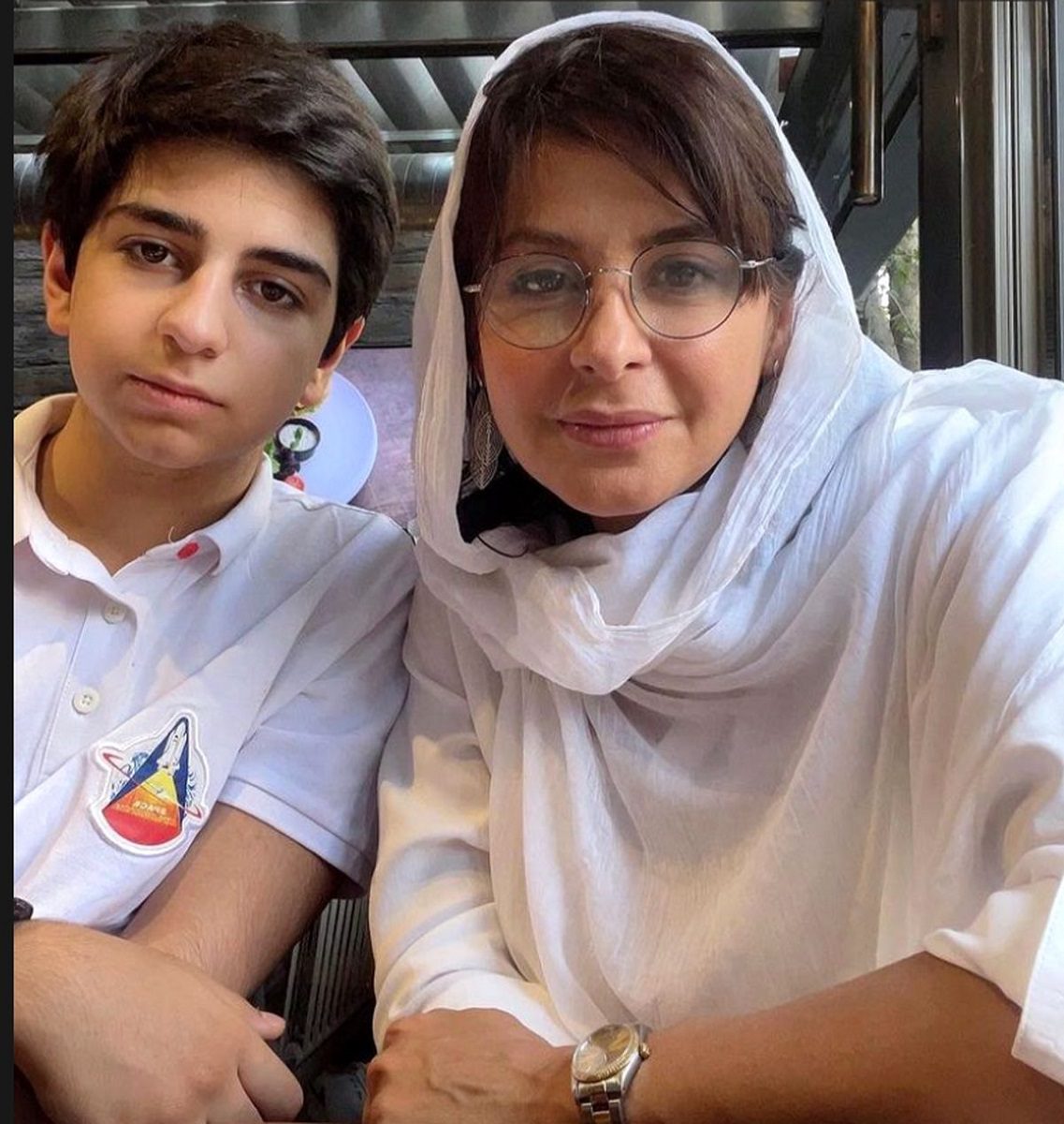 سیما تیر انداز و پسرش