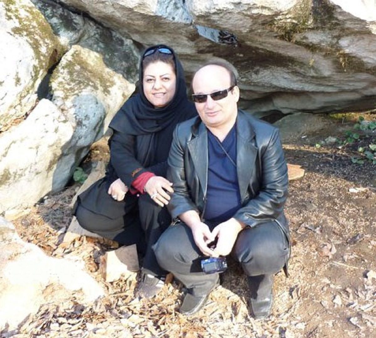 شهرام لاسمی و زنش