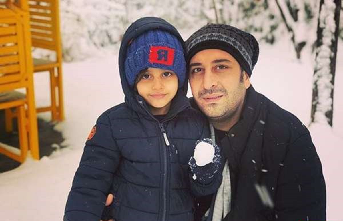 وحید شیخ زاده و فرزندش
