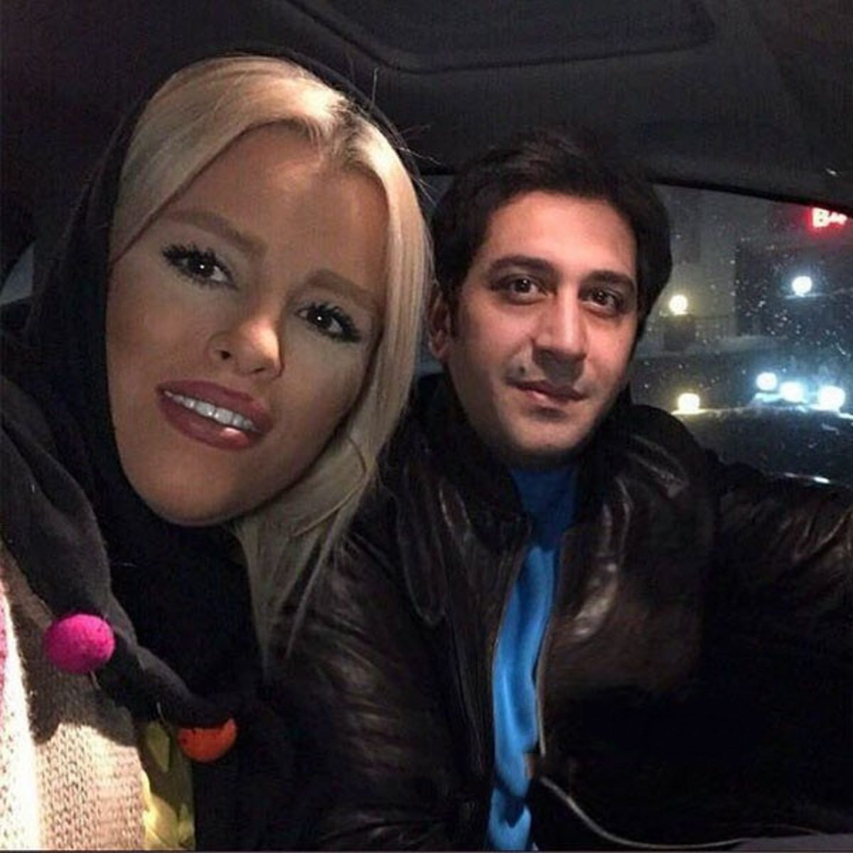 وحید شیخ زاده و همسرش