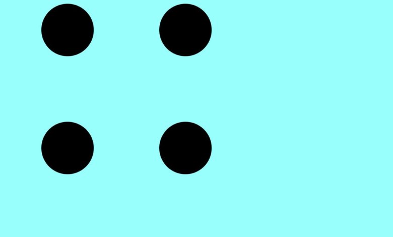 بازی فکری اتصال 4 نقطه با 3 خط