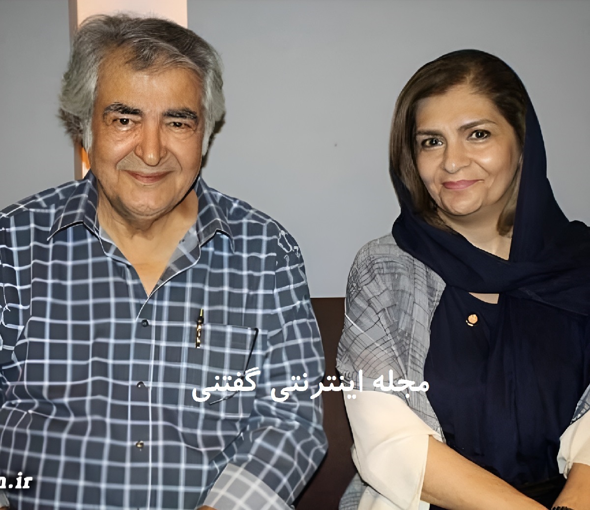محمود عزیزی و همسرش