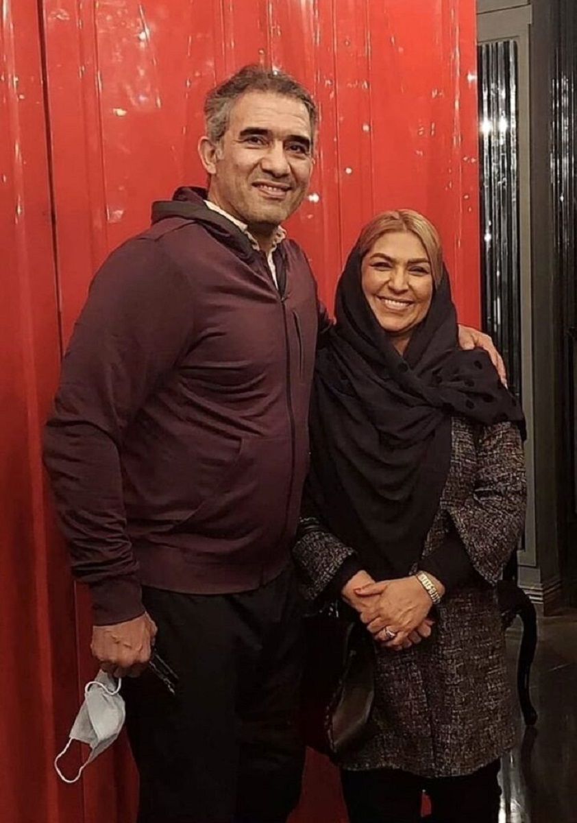 احمدرضا عابدزاده و همسرش