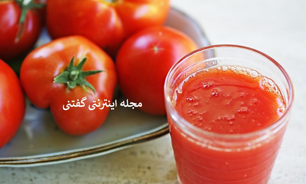 آب گوجه فرنگی برای لاغری1