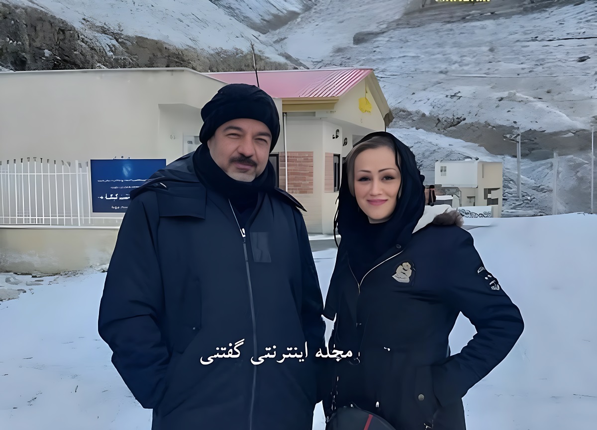 سعید آقا خانی و همسرش