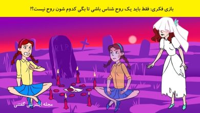 بازی فکری شناسایی انسان درون قبرستان