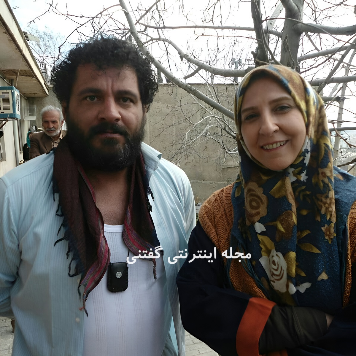 بازیگر مرد داعشی پایتخت کنار مرجانه گلچین 1